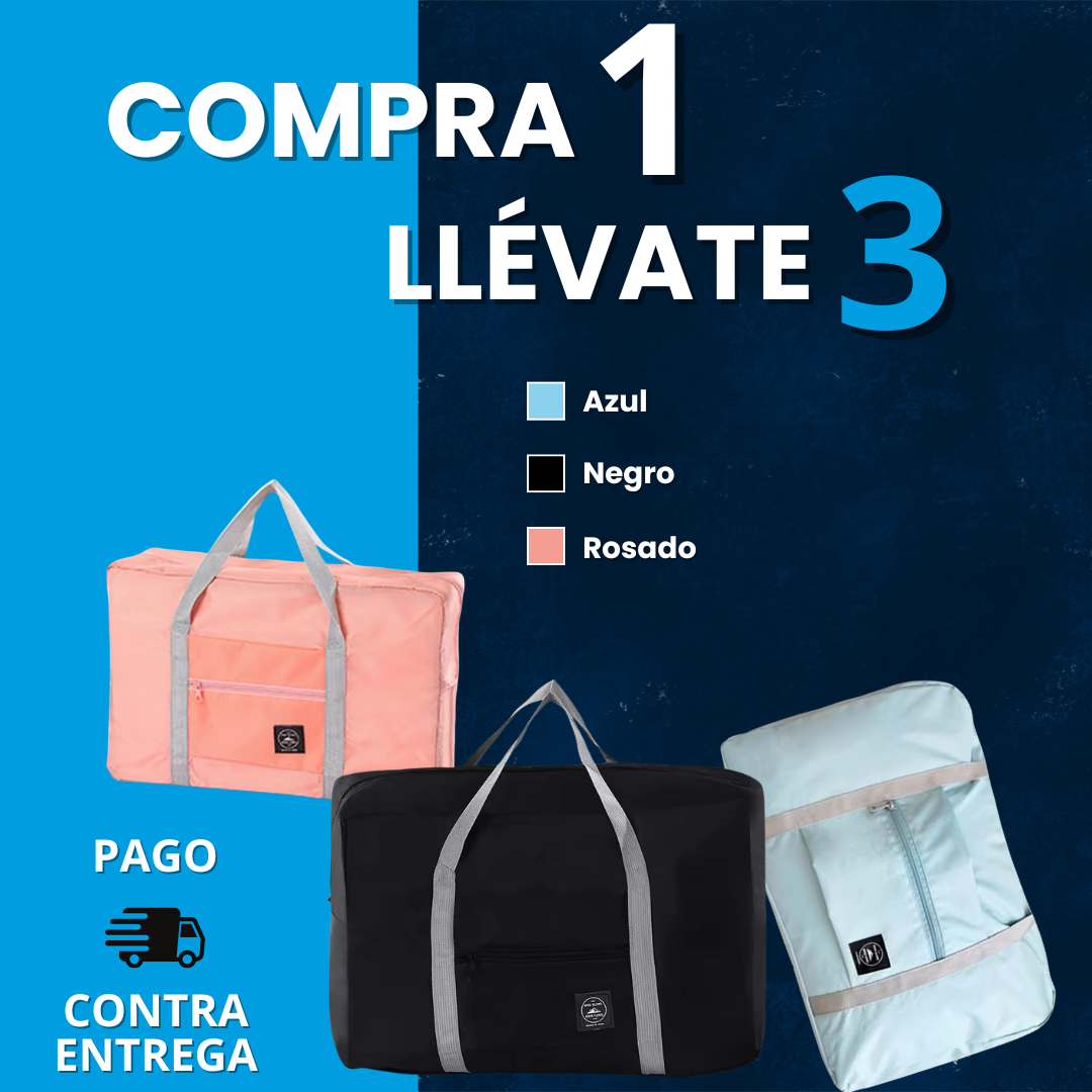 Bolso Plegable De Viaje Impermeable - Compra 1 y llévate 3