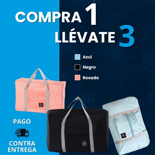 Bolso Plegable De Viaje Impermeable - Compra 1 y llévate 3